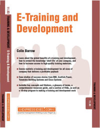 E-Training and Development : Training and Development 11.3 - Colin Barrow