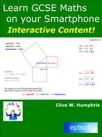 Learn GCSE Maths on your Smartphone - Clive W. Humphris