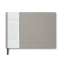 In Memory of - A Memorial Guest Book : Hardcover - Miriam Hathaway