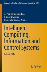 Intelligent Computing, Information and Control Systems : ICICCS 2019 - A. Pasumpon Pandian