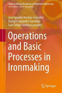 Operations and Basic Processes in Ironmaking : Topics in Mining, Metallurgy and Materials Engineering - Daniel Fernandez Gonzalez
