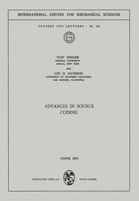 Advances in Source Coding : Cism International Centre for Mechanical Sciences - Toby Berger