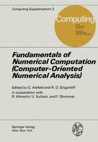 Computing Supplementa : (Computer-Orientated Numerical Analysis) - G. Alefeld