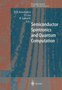 Semiconductor Spintronics and Quantum Computation : Nanoscience and Technology - David D. Awschalom