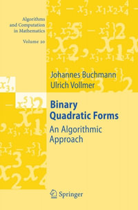 Binary Quadratic Forms : An Algorithmic Approach - Johannes Buchmann
