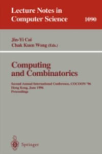 Computing and Combinatorics : Second Annual International Conference, COCOON '96, Hong Kong, June 17-19, 1996. Proceedings - Jin-Yi Cai