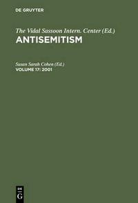 2001 : Felix Posen Bibliographic Project on Antisemirism - Susan Sarah Cohen