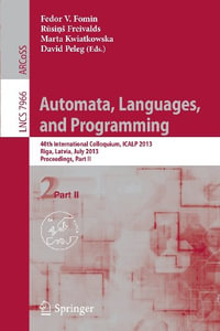 Automata, Languages, and Programming : 40th International Colloquium, ICALP 2013, Riga, Latvia, July 8-12, 2013, Proceedings, Part II - David Peleg