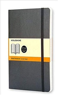 Moleskine : Large Ruled Notebook Black : Soft Cover - Moleskine