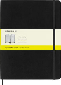 Moleskine Classic : Extra Large Notebook, Squared, Black : Soft Cover - Moleskine