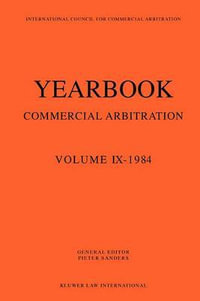 Yearbook Commercial Arbitration : Yearbook Commercial Arbitration - Pieter Sanders