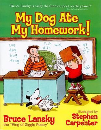 a dog ate my homework poem