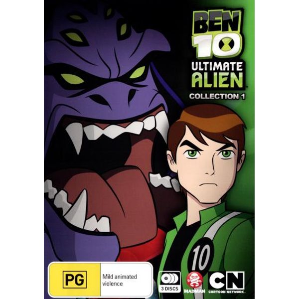 DVD DUPLO ORIGINAL - DESENHO - BEN 10 ULTIMATE ALIEN - 1º TEMPORADA