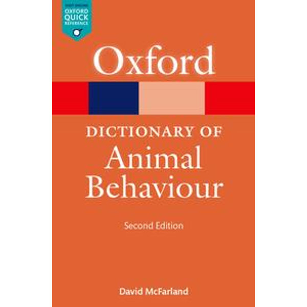 A Dictionary of Animal Behaviour, Oxford Quick Reference Online eBook by  David McFarland | 9780192518415 | Booktopia