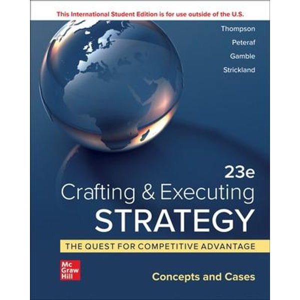 Crafting and Executing Strategy 第21版　未開封