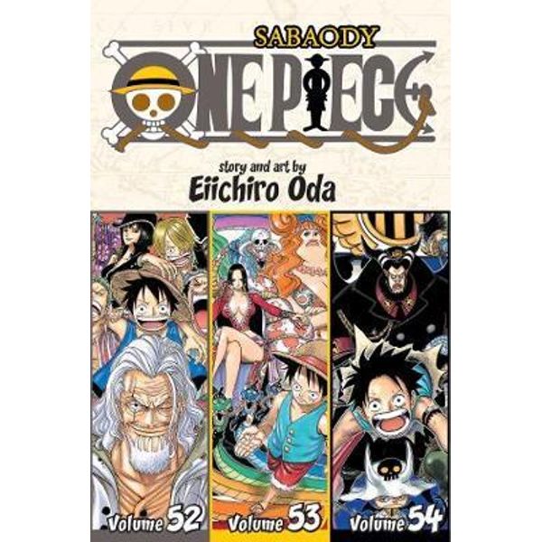 One Piece Vol 52 53 54 Sabaody Omnibus Edition Vol 18 By Eiichiro Oda Booktopia