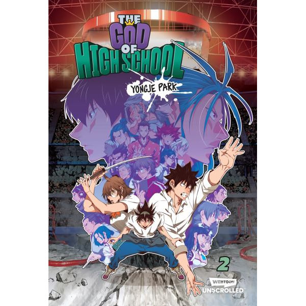 The God of High School Volume Two: A WEBTOON Unscrolled Graphic Novel (God  of High School, 2): 9781990778933: Park, Yongje: Books 