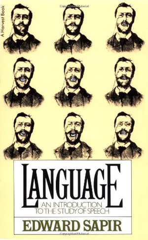 Language : Intro to Study of Speech - Edward Sapir