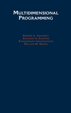 Multidimensional Programming - E. A. Ashcroft