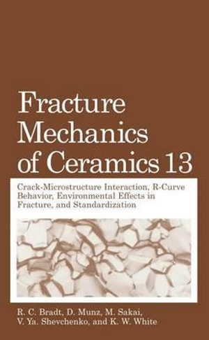 Fracture Mechanics of Ceramics : Volume 13. Crack-Microstructure Interaction, R-Curve Behavior, Environmental Effects in Fracture, and Standardization - R. C. Bradt