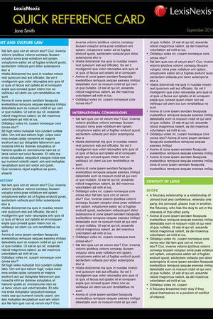 Quick Reference Card : Business Ethics, 2nd edition - B Mescher