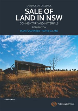 Sale of Land (NSW) : Commentary and Cases - Diane Skapinker