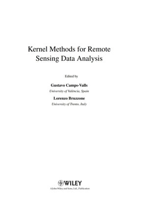 Kernel Methods for Remote Sensing Data Analysis - Gustau Camps-Valls