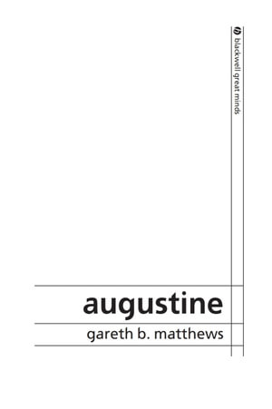 Augustine - Gareth B. Matthews