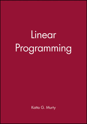 Linear Programming - Katta G. Murty