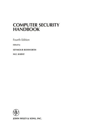 Computer Security Handbook - Seymour Bosworth