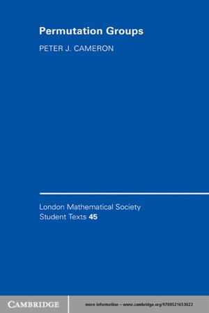 Permutation Groups - Peter J. Cameron