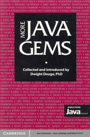 More Java Gems - Dwight Deugo