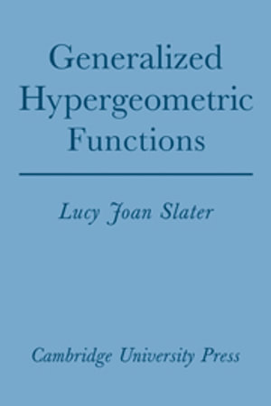 Generalized Hypergeometric Functions - No Information Available