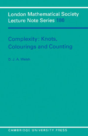 Complexity : Knots, Colourings and Countings - No Information Available
