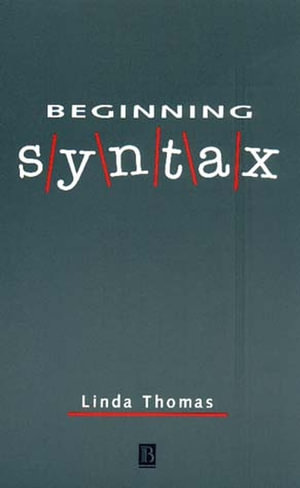 Beginning Syntax - Linda Thomas