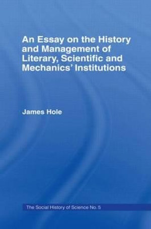 Essay on History and Management : Essay Hist Management - James Hole