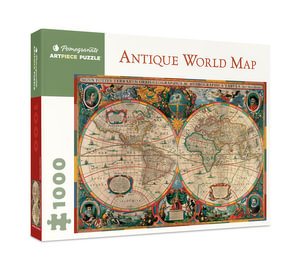 Antique World Map : 1000-Piece Jigsaw Puzzle - Henricus Hondius