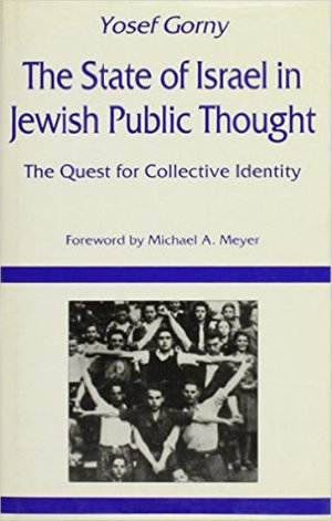The State of Israel in Jewish Public Thought : The Quest for Collective Identity - Yosef Gorny