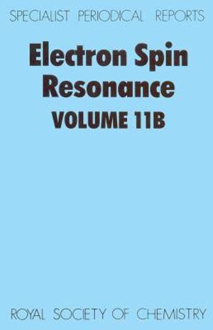 Electron Spin Resonance :  B - M. C. R. Symons