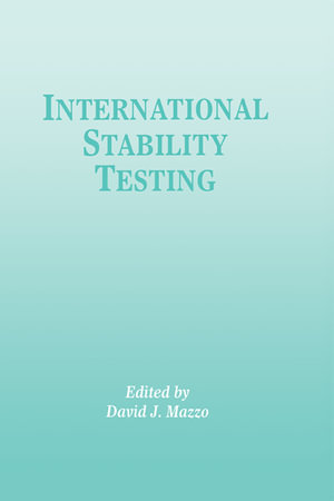 International Stability Testing - David J. Mazzo