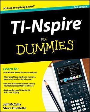 TI-Nspire for Dummies : 2nd Edition - Jeff McCalla
