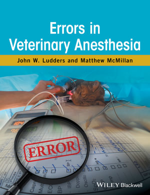 Errors in Veterinary Anesthesia - John W. Ludders