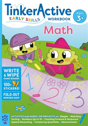 TinkerActive Early Skills Math Workbook Ages 3+ : TinkerActive Workbooks - Nathalie Le Du