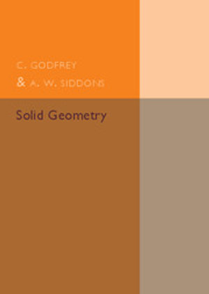 Solid Geometry - C. Godfrey