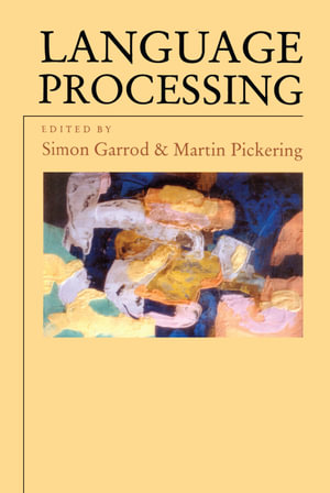 Language Processing : Studies in Cognition - Simon Garrod