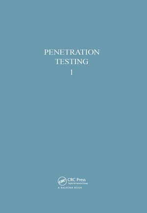 Penetration Testing, volume 1 : Proceedings of the second European symposium on penetration testing, Amsterdam, 24-27 May 1982 - A. Verruijt