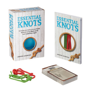 Essential Knots Kit by Andrew Adamides, Includes Instructional Book, 48 Knot  Tying Flash Cards and 2 Practice Ropes, 9781398805163