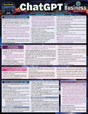 ChatGPT for Business : A Quickstudy Laminated Reference Guide - Frank Blackwell