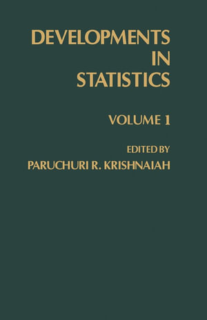 Developments in Statistics : Volume 1 - Author