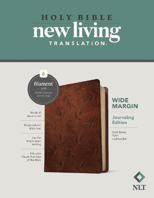 NLT Wide Margin Bible, Filament Enabled Edition, Brown - Tyndale